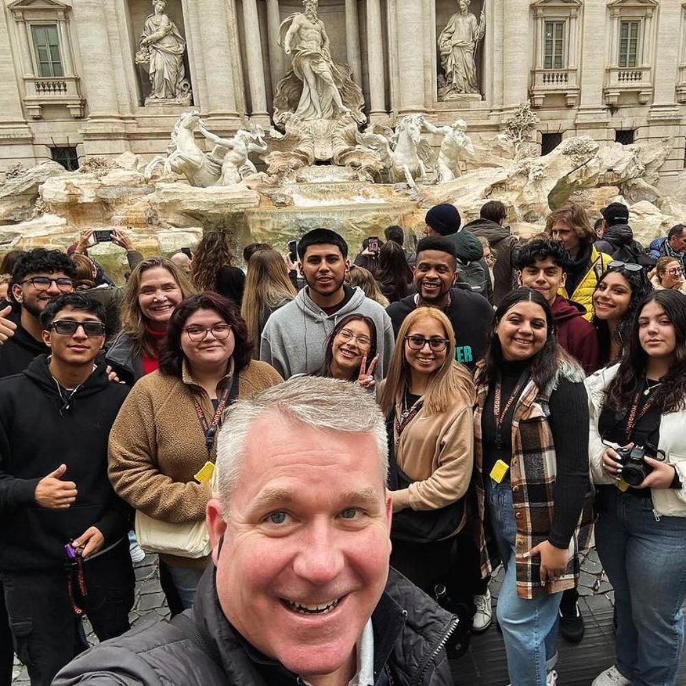 Arrupe at Fontana Di Trevi-Roma